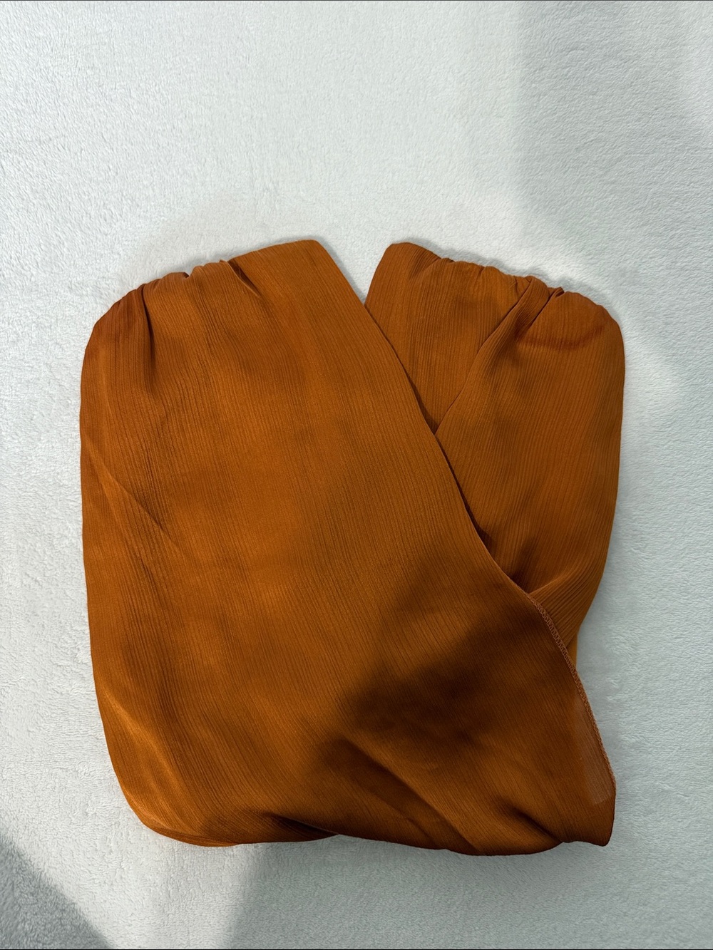 Rust Orange Tube crop top!
